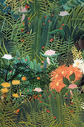 Henri Rousseau - a Collage sur Marja van den Hurk