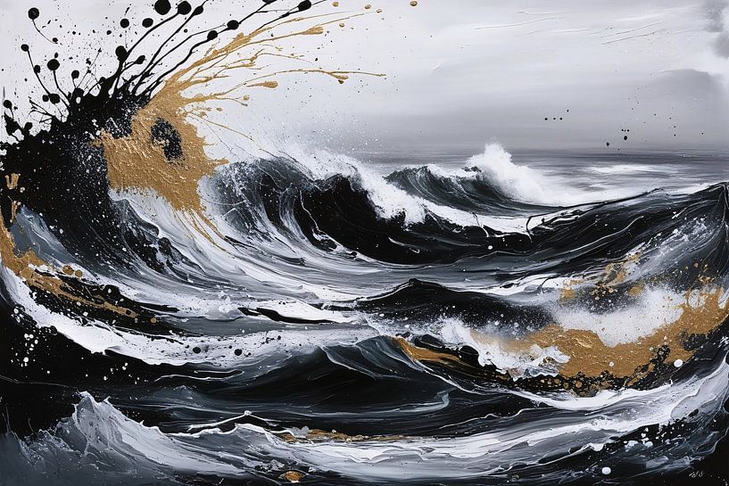 Dynamic ocean waves in action by Art & Soul Creations