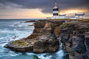 Felsenküste mit Leuchtturm Hook Head