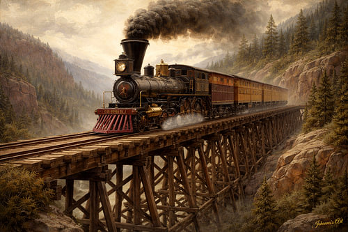 Locomotives Through History – 1860, The General – 4-4-0 American Type – 1