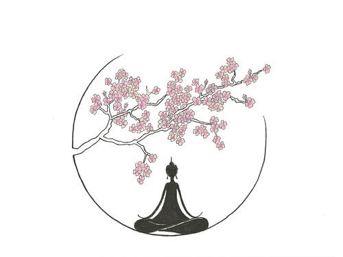 In Blossem with Buddha
