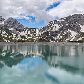 Lünersee Vorarlberg Oostenrijk van Jefra Creations