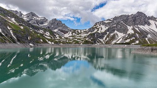 Lünersee Vorarlberg Oostenrijk van Jefra Creations