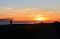 Sunset with view at the Lighthouse