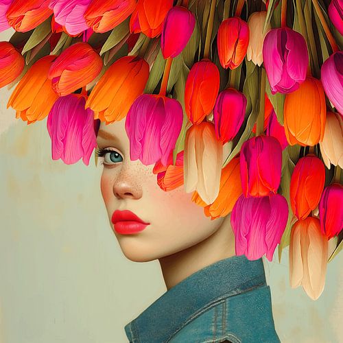 Tulip drift by Mirjam Duizendstra