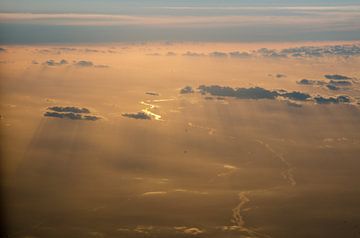 Zonsondergang van Ron van der Meer