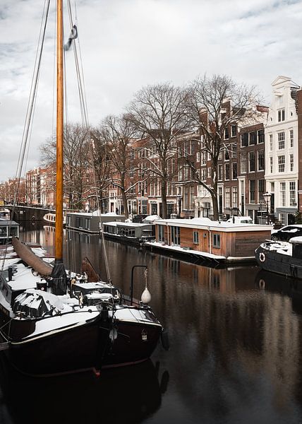 Häuser an der Keizersgracht, Amsterdam von Lorena Cirstea