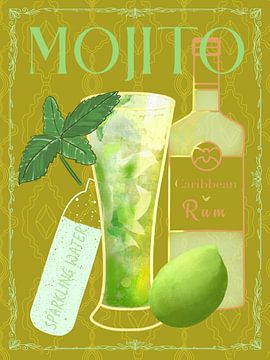 Mojito Cocktail by Karin Steenge
