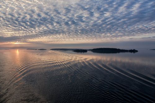 Lever de soleil sur le Stockholmfjord