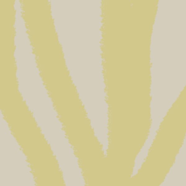 Moderne abstrakte Kunst. Linien in Pastellfarben. Natürliches Gelb auf Beige. von Dina Dankers