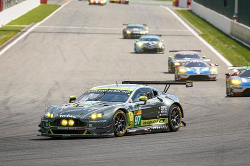 Aston Martin V8 Vantage GTE op Spa Francorchamps