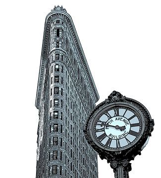 Flatiron Building Fifth Avenue New York sur Rene Ladenius Digital Art