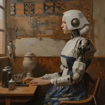 Waiting for her Master