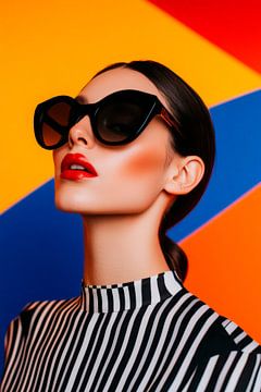 Moderne mode met zonnebrillen van Poster Art Shop