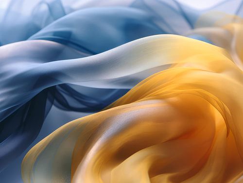 Dynamisch abstract schilderij