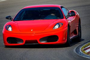 Sportwagen Ferrari F430 auf der Rennstrecke von Zandvoort während der Itagglia a Zandvoort 2014.