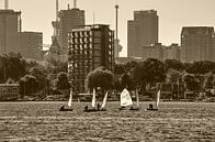 Zeilen op de Kralingse Plas van Frans Blok - foto's, kunst en andere wanddecoratie thumbnail