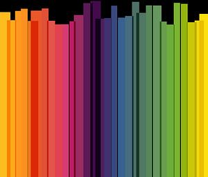 Regenbogen Stadt