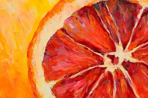 Bloedsinaasappel in beeld - Levendige kleuren