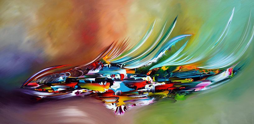Time Ships van Gena Theheartofart