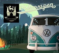 Volkswagen T1 Samba 1966 Groen