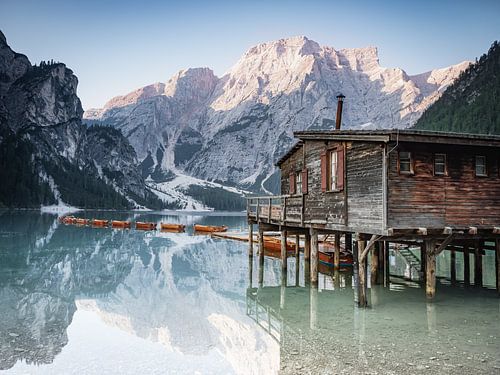 Lago di Braies / Pragser Wildsee, Dolomites, Italie sur Caatje Clicks