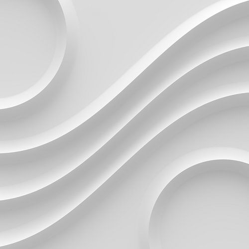 Witte golven en cirkels