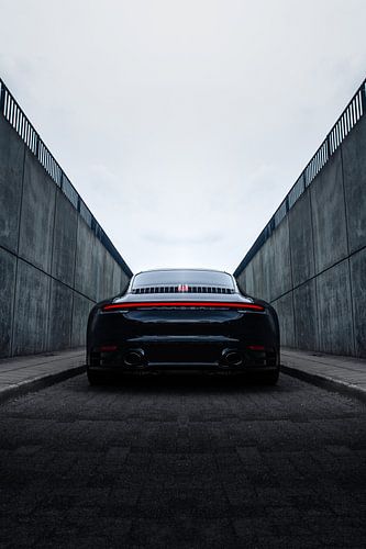 Porsche 911 992 minimalistisch van Sebastiaan van 't Hoog