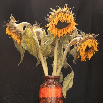 Zonnebloemen van M.W. v.Dam