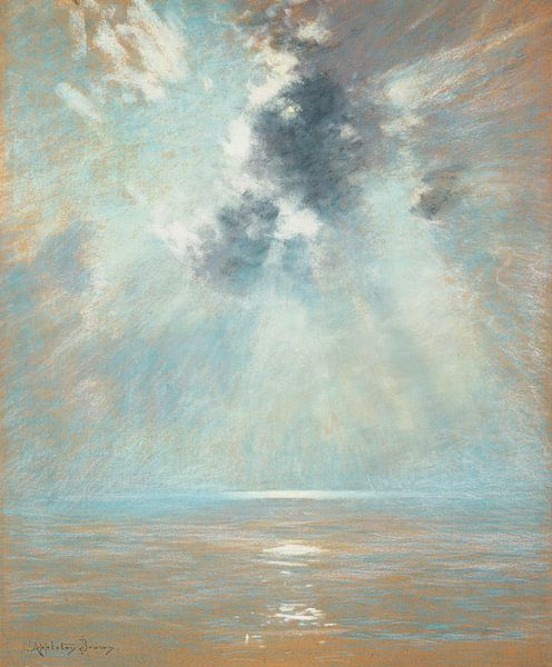 John Appleton Brown~Ozeanischer Sonnenaufgang. von finemasterpiece