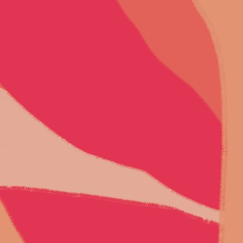 Une œuvre abstraite moderne et colorée, dans des tons vifs, avec des nuances chaudes de rouge et de jaune I