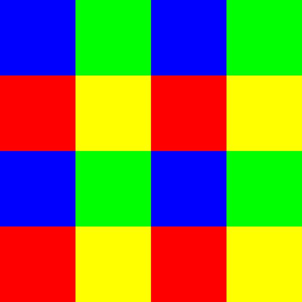 4x4 in 16 | ID=04 | V=12 | RBGY | P #01 von Gerhard Haberern