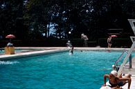 Schwimmbad der 1950er Jahre von Timeview Vintage Images Miniaturansicht