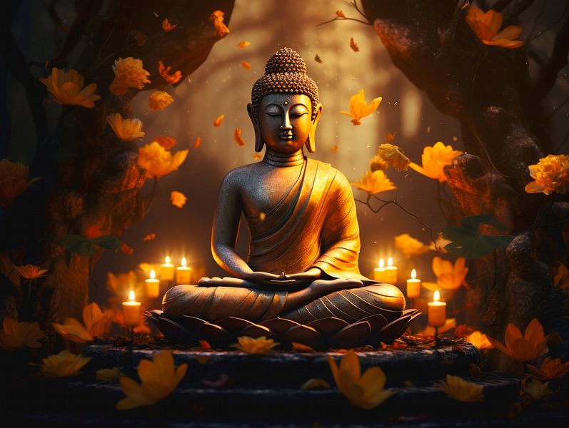 bouddha par Virgil Quinn - Decorative Arts