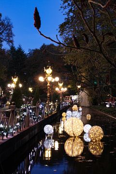 Enchanting reflections in winter twilight by Foto Moments by M. J. Leenders