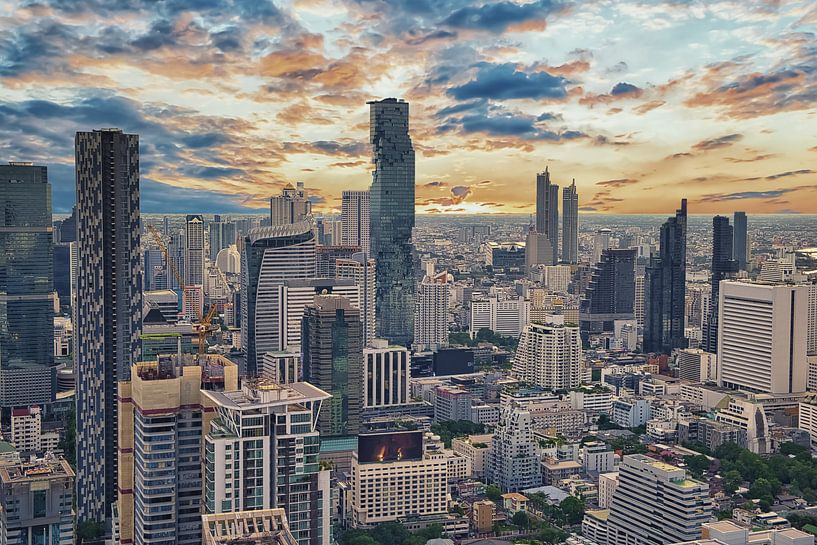 View over Bangkok by Bernd Hartner
