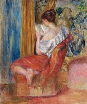 Vrouw leest - Pierre-Auguste Renoir