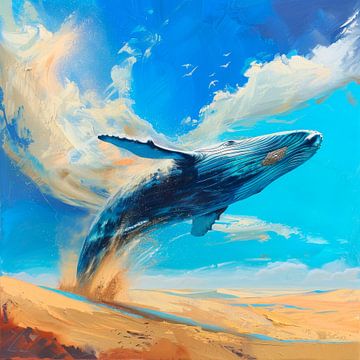 Wal in der Wüste: Ein Traumgebilde von Poster Art Shop