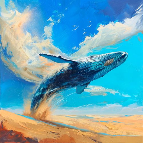 Walvis in de woestijn: een droomwezen