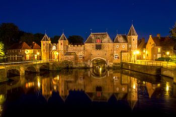 Koppelpoort Amersfoort by night