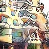 Kandinsky trifft Barcelona, Motiv 8 von zam art