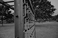 Kletterseil auf einem Spielplatz.