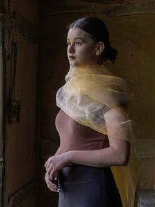 Dame in Organza