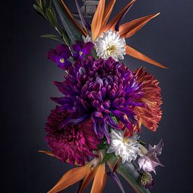 Collection de natures mortes II - Fleur d'oiseau de paradis sur Sandra Hazes