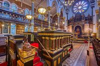 Interior of the New West End Synagogue in London