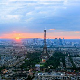 Sunset Parijs van Christian Tanghe