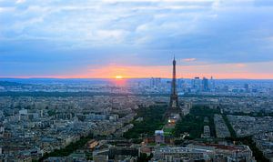 Sunset Parijs van Christian Tanghe