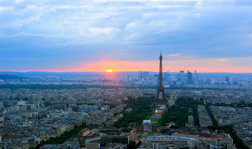 Sunset Parijs von Christian Tanghe