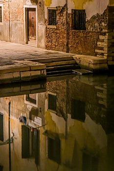 Stiller Abend in Venedig