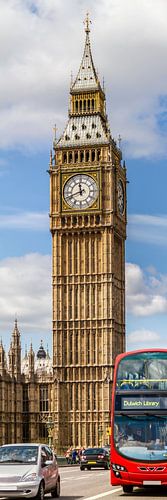 Elizabeth Tower | Vertikales Panorama von Melanie Viola